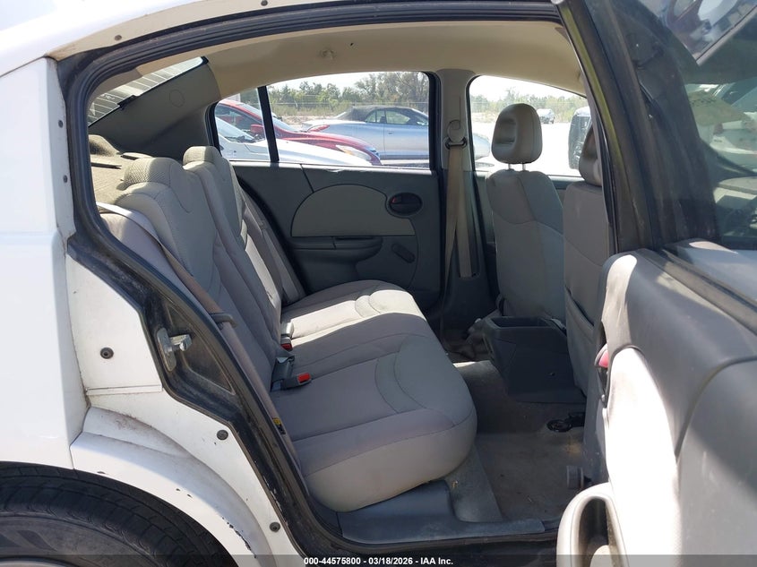 2003 Saturn Ion VIN 1G8AJ52FX3Z186625 IAAI salvage auction — FRONT & REAR, Salvage (Texas), sold $300 on 2026-07-09 (photo 8)