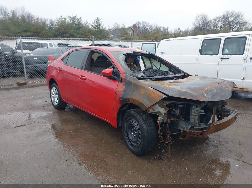 2016 Toyota Corolla VIN 5YFBURHEXGP434234 IAAI salvage auction — ENGINE BURN, Clear (Indiana), sold $25 on 2026-07-21 (photo 1)