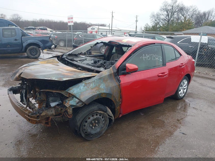 2016 Toyota Corolla VIN 5YFBURHEXGP434234 IAAI salvage auction — ENGINE BURN, Clear (Indiana), sold $25 on 2026-07-21 (photo 2)