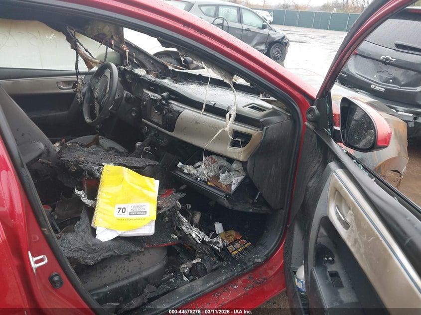 2016 Toyota Corolla VIN 5YFBURHEXGP434234 IAAI salvage auction — ENGINE BURN, Clear (Indiana), sold $25 on 2026-07-21 (photo 5)