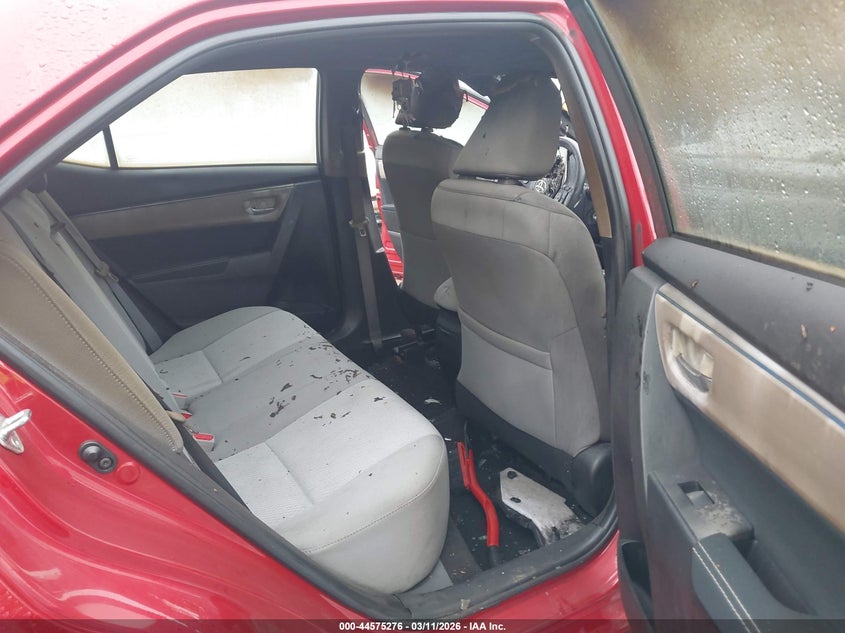 2016 Toyota Corolla VIN 5YFBURHEXGP434234 IAAI salvage auction — ENGINE BURN, Clear (Indiana), sold $25 on 2026-07-21 (photo 8)