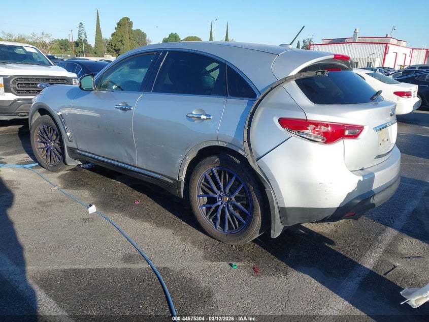 2014 Infiniti Qx70 VIN JN8CS1MW7EM413212 IAAI salvage auction — UNKNOWN, Salvage (California), sold $350 on 2026-07-09 (photo 3)