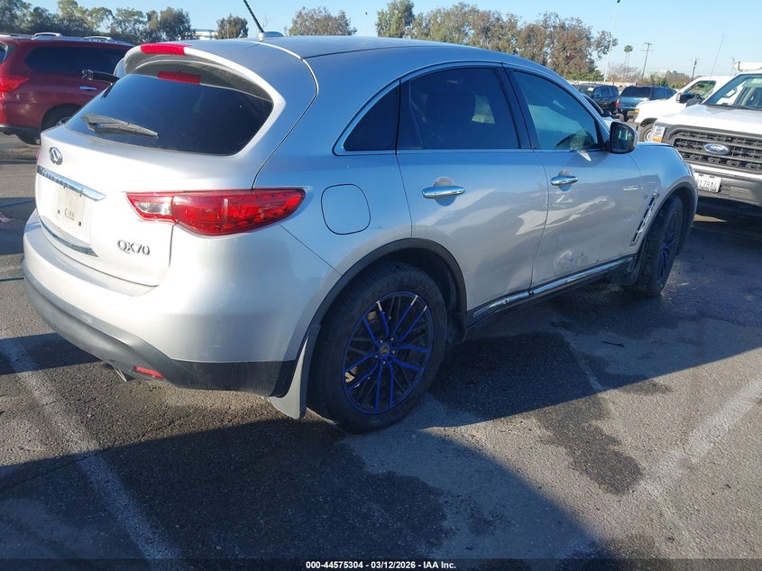 2014 Infiniti Qx70 VIN JN8CS1MW7EM413212 IAAI salvage auction — UNKNOWN, Salvage (California), sold $350 on 2026-07-09 (photo 4)
