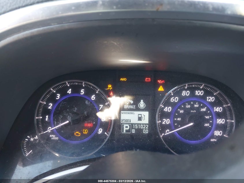 2014 Infiniti Qx70 VIN JN8CS1MW7EM413212 IAAI salvage auction — UNKNOWN, Salvage (California), sold $350 on 2026-07-09 (photo 7)