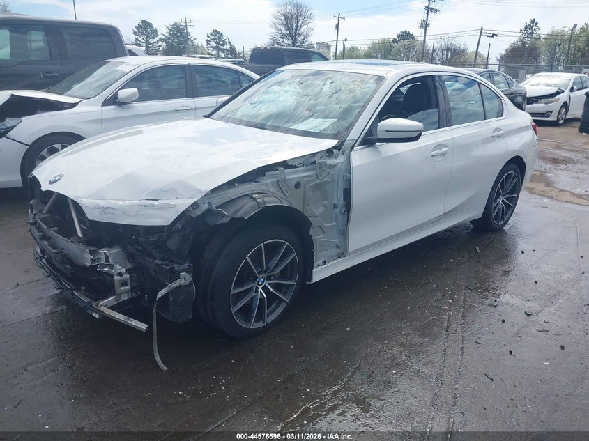2019 BMW 3er VIN WBA5R7C59KFH29321 IAAI salvage auction — FRONT END, Salvage Title, sold $4,800 on 2026-07-19 (photo 2)