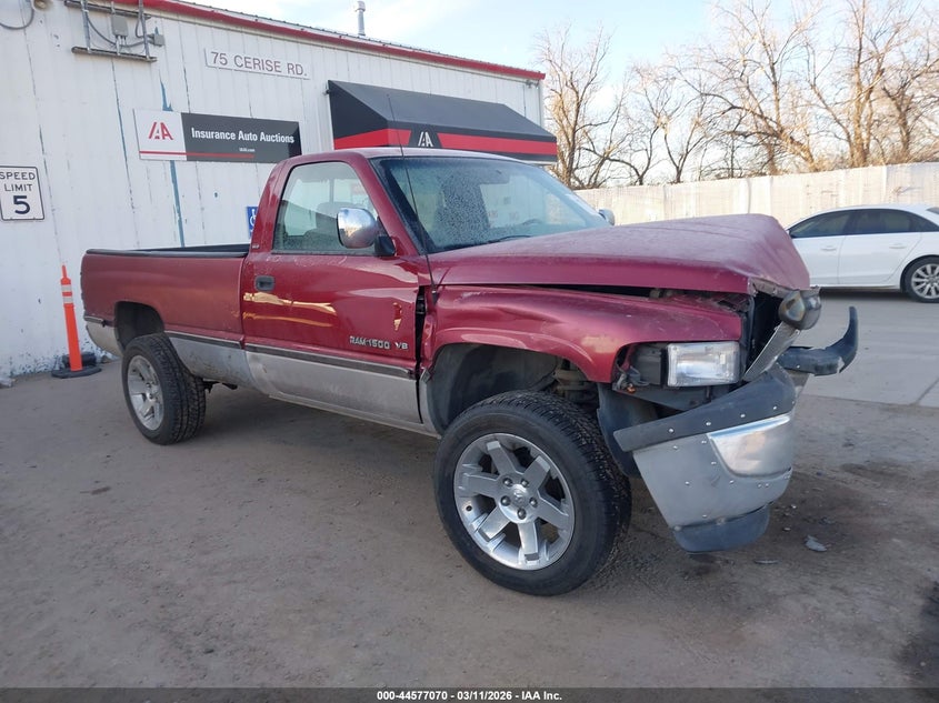 1996 Dodge Ram VIN 1B7HF16ZXTS565023 IAAI salvage auction — LEFT FRONT, Clear (Montana), sold $350 on 2026-07-08 (photo 1)