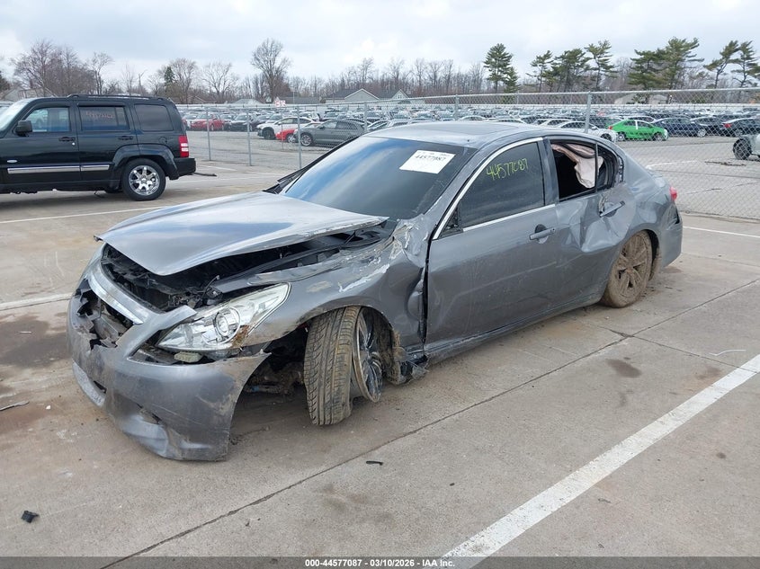 2013 Infiniti VIN JN1CV6AR5DM353057 IAAI salvage auction — ALL OVER, Clear (Indiana), sold $550 on 2026-07-17 (photo 2)