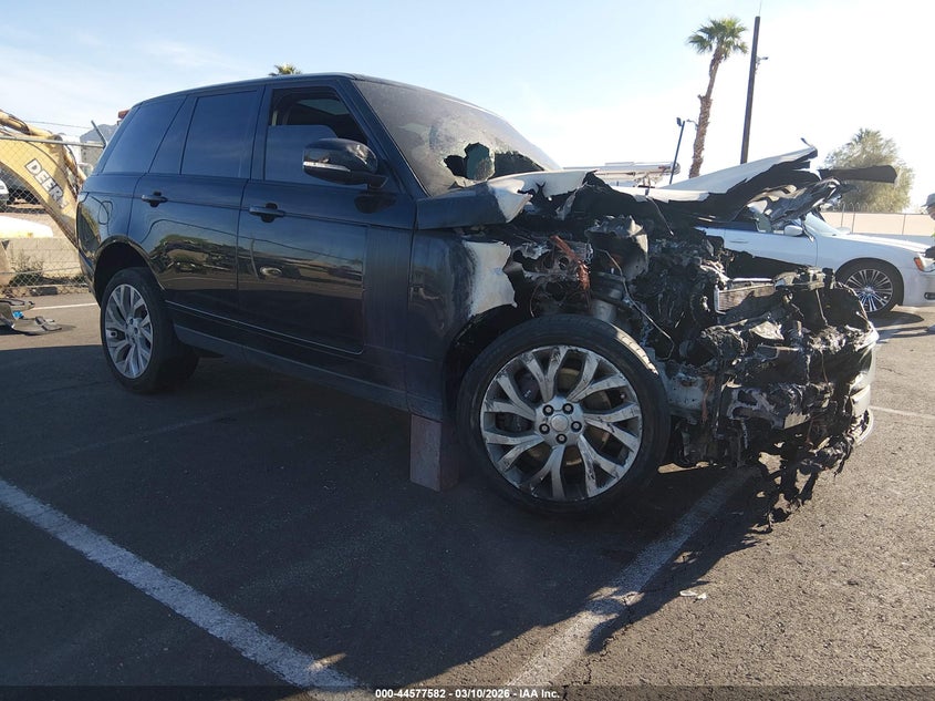 2019 Land rover RANGE ROVER VIN SALGS2SV3KA543913 IAAI salvage auction — Burn Engine, Salvage (Nevada), sold $2,000 on 2026-07-17 (photo 1)