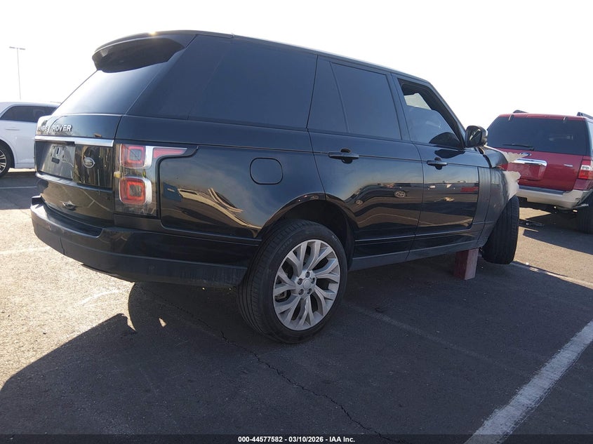 2019 Land rover RANGE ROVER VIN SALGS2SV3KA543913 IAAI salvage auction — Burn Engine, Salvage (Nevada), sold $2,000 on 2026-07-17 (photo 4)