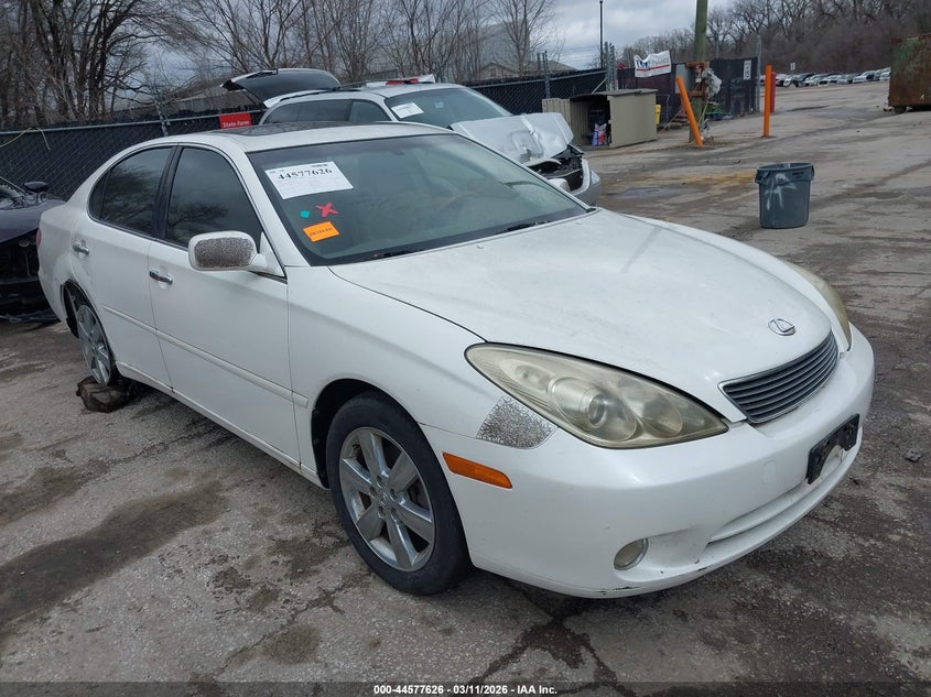 2005 Lexus ES VIN JTHBA30G255068636 IAAI salvage auction — RIGHT REAR, Junk (Missouri), sold $500 on 2026-07-08 (photo 1)