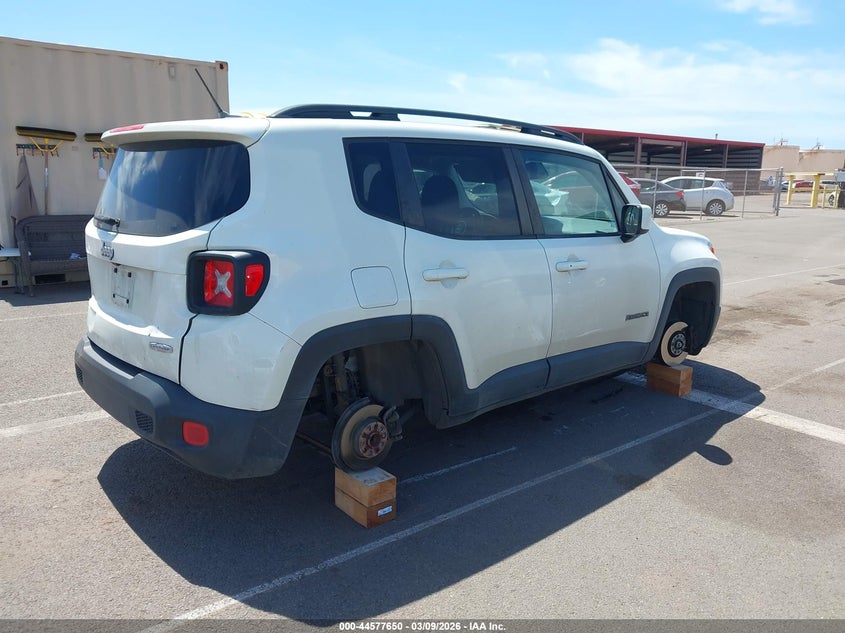 2016 Jeep Renegade VIN ZACCJABTXGPD37268 IAAI salvage auction — REAR END, Salvage Title, sold $125 on 2026-08-18 (photo 4)