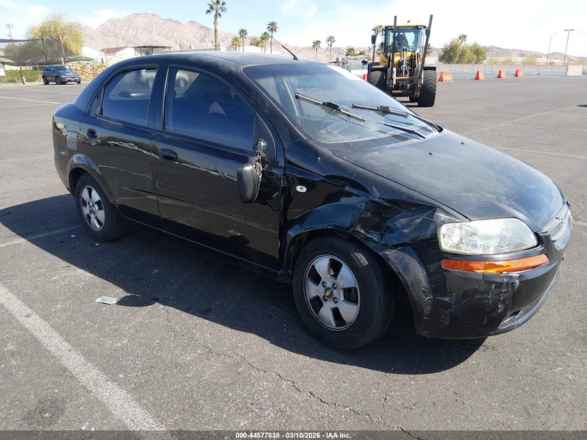 2006 Chevrolet Aveo VIN KL1TD56696B653957 IAAI salvage auction — RIGHT FRONT, Salvage (Nevada), sold $25 on 2026-07-24 (photo 1)