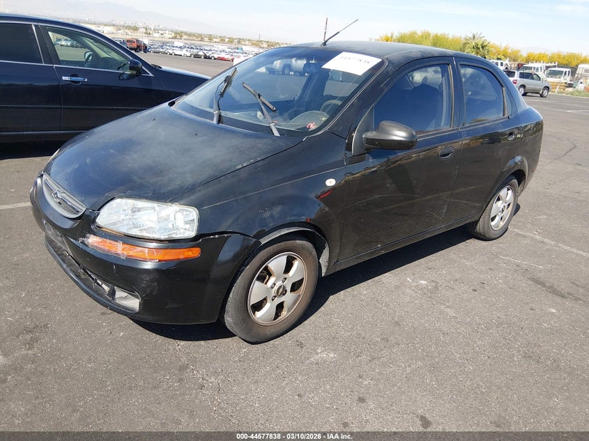 2006 Chevrolet Aveo VIN KL1TD56696B653957 IAAI salvage auction — RIGHT FRONT, Salvage (Nevada), sold $25 on 2026-07-24 (photo 2)