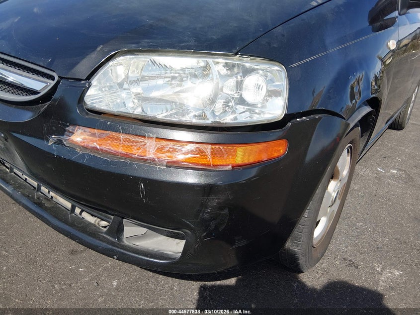 2006 Chevrolet Aveo VIN KL1TD56696B653957 IAAI salvage auction — RIGHT FRONT, Salvage (Nevada), sold $25 on 2026-07-24 (photo 6)