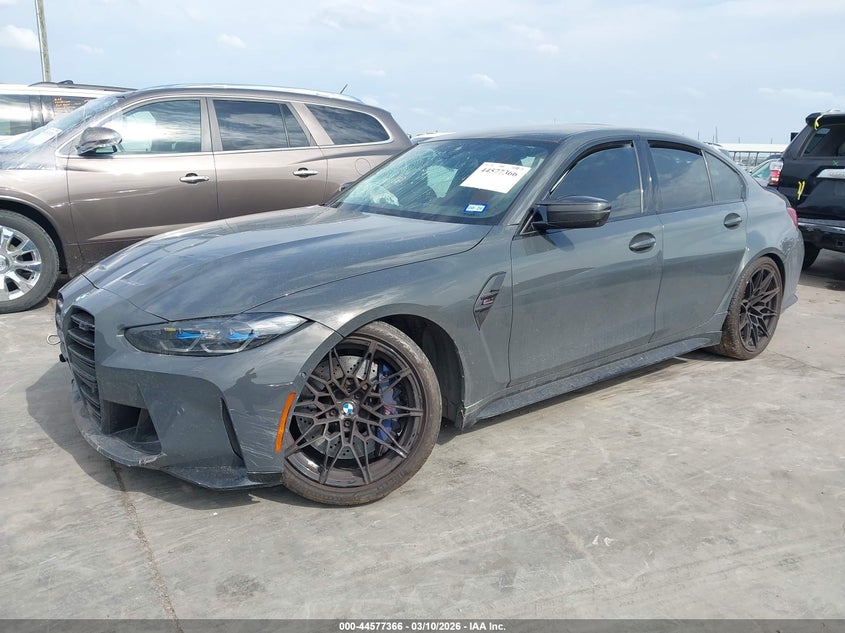 2024 BMW M3 VIN WBS43AY07RFT50568 IAAI salvage auction — SUSPENSION, Original (Texas), sold $44,000 on 2026-07-06 (photo 2)