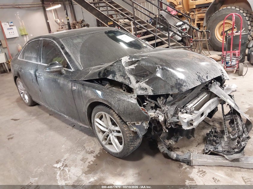 2023 Audi A4 VIN WAUEAAF49PN016310 IAAI salvage auction — FRONT END, Salvage (Vermont), sold $5,200 on 2026-07-16 (photo 1)