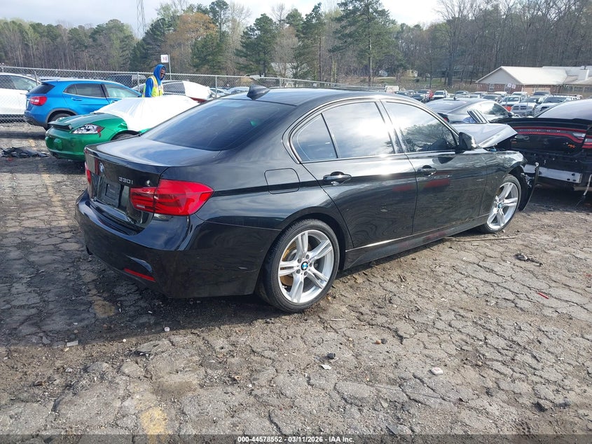 2017 BMW 3er VIN WBA8B9G58HNU50669 IAAI salvage auction — FRONT END, Salvage (Georgia), sold $25 on 2026-07-29 (photo 4)