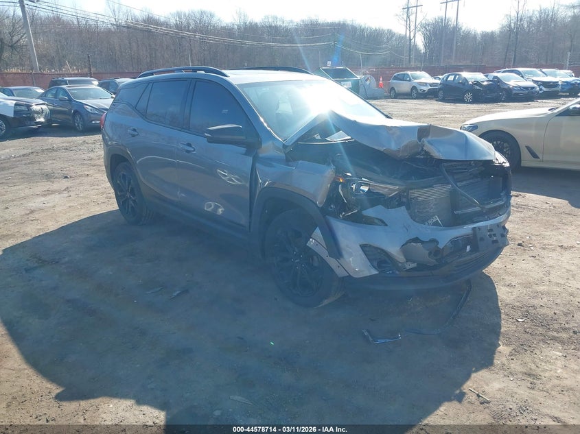 2021 Gmc Terrain VIN 3GKALPEV7ML382470 IAAI salvage auction — FRONT END, Salvage Title, sold $3,350 on 2026-07-22 (photo 1)