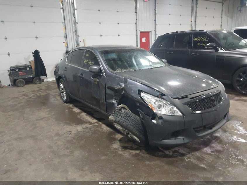 2008 Infiniti G35 VIN JNKBV61F88M276283 IAAI salvage auction — RIGHT SIDE, Prior Salvage (Minnesota), sold $250 on 2026-07-29 (photo 1)
