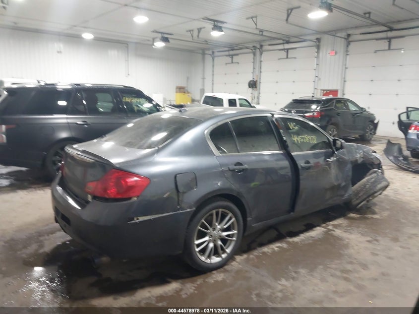 2008 Infiniti G35 VIN JNKBV61F88M276283 IAAI salvage auction — RIGHT SIDE, Prior Salvage (Minnesota), sold $250 on 2026-07-29 (photo 4)