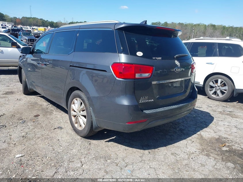 2018 Kia SEDONA VIN KNDMC5C17J6348290 IAAI salvage auction — FRONT END, Salvage (Georgia), sold $1,150 on 2026-07-22 (photo 3)