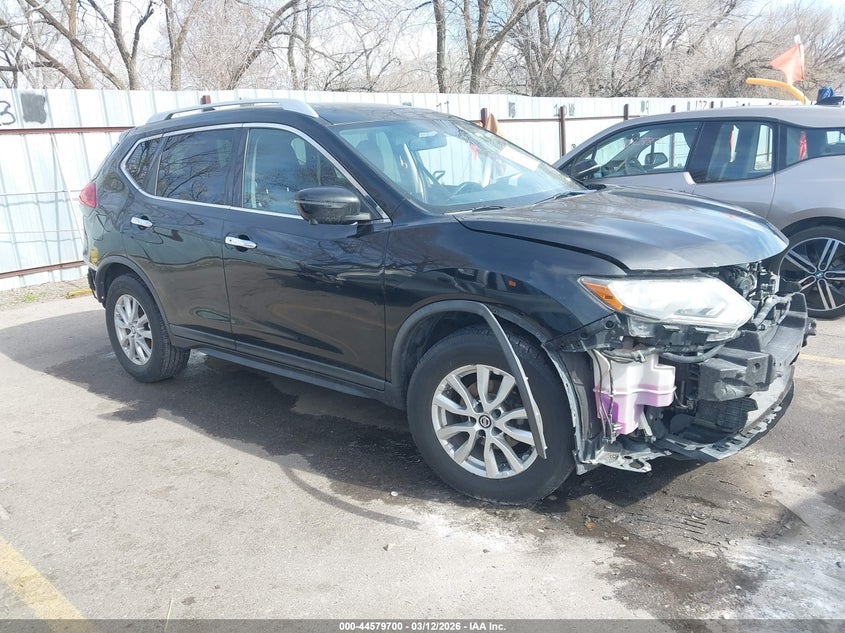 2017 Nissan Rogue VIN KNMAT2MV7HP616892 IAAI salvage auction — FRONT & REAR, Salvage Title, sold $2,250 on 2026-07-09 (photo 1)