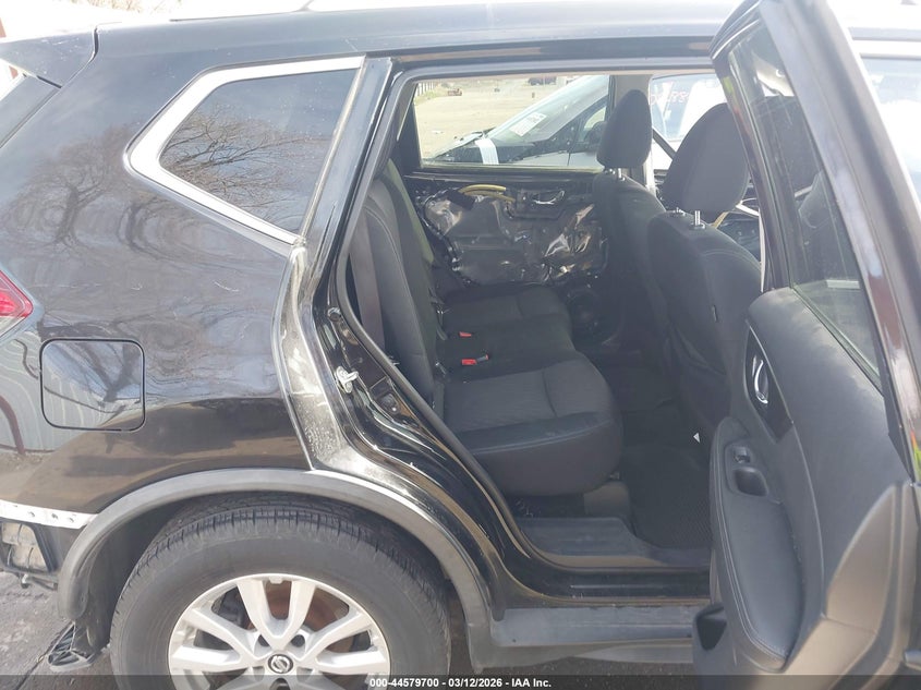 2017 Nissan Rogue VIN KNMAT2MV7HP616892 IAAI salvage auction — FRONT & REAR, Salvage Title, sold $2,250 on 2026-07-09 (photo 8)