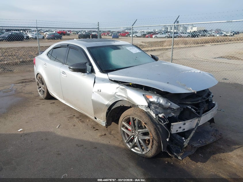 2016 Lexus Is VIN JTHCE1D25G5011636 IAAI salvage auction — LEFT & RIGHT, Salvage (Minnesota), sold $1,100 on 2026-07-13 (photo 1)