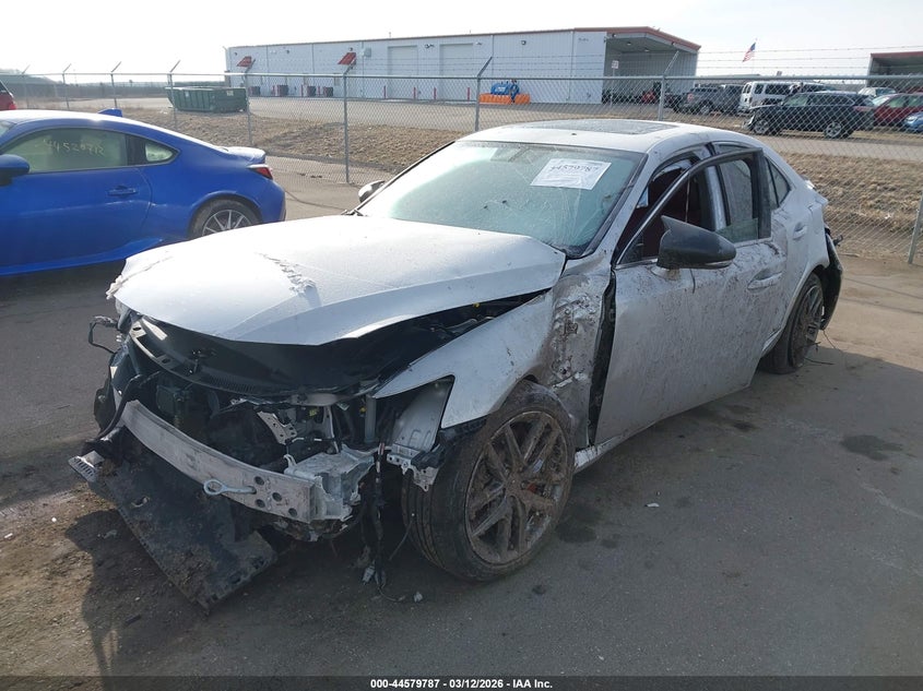 2016 Lexus Is VIN JTHCE1D25G5011636 IAAI salvage auction — LEFT & RIGHT, Salvage (Minnesota), sold $1,100 on 2026-07-13 (photo 2)