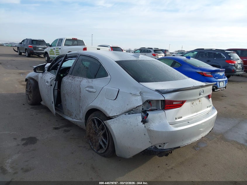 2016 Lexus Is VIN JTHCE1D25G5011636 IAAI salvage auction — LEFT & RIGHT, Salvage (Minnesota), sold $1,100 on 2026-07-13 (photo 3)