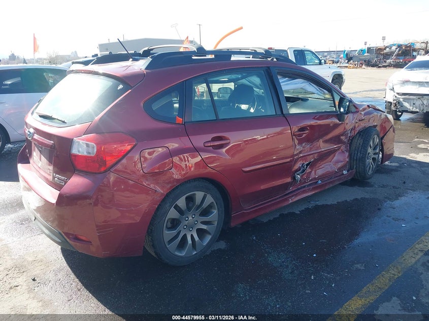 2014 Subaru Impreza VIN JF1GPAS62E8247830 IAAI salvage auction — UNKNOWN, Salvage Title, sold $950 on 2026-07-09 (photo 4)