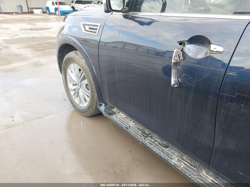 2023 Infiniti Qx80 VIN JN8AZ2AD8P9875151 IAAI salvage auction — ROLLOVER, Original (Texas), sold $12,900 on 2026-09-15 (photo 6)