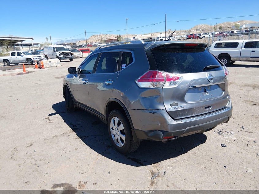2016 Nissan Rogue VIN KNMAT2MV3GP617388 IAAI salvage auction — RIGHT SIDE, Salvage (New Mexico), sold $800 on 2026-07-06 (photo 3)