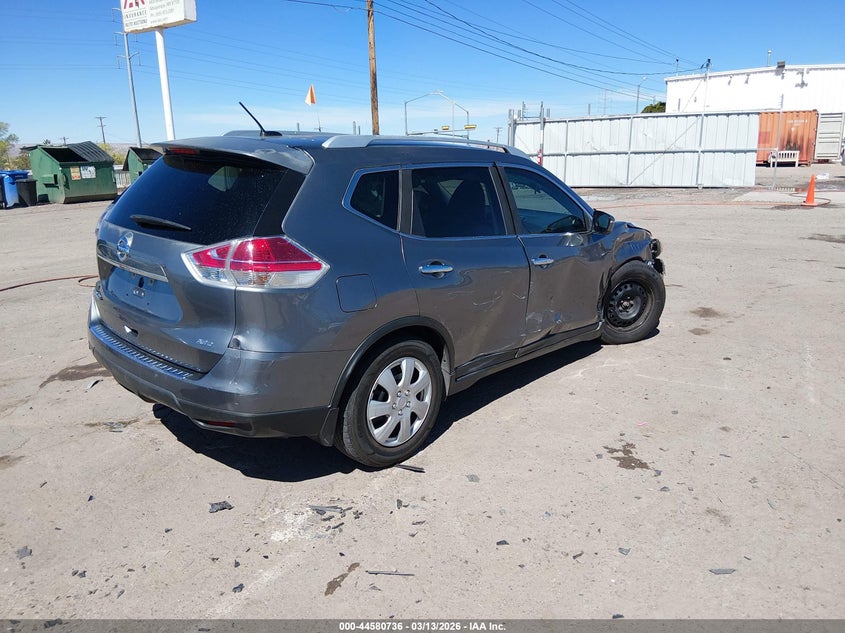 2016 Nissan Rogue VIN KNMAT2MV3GP617388 IAAI salvage auction — RIGHT SIDE, Salvage (New Mexico), sold $800 on 2026-07-06 (photo 4)