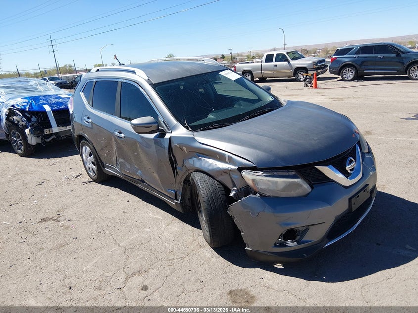 2016 Nissan Rogue VIN KNMAT2MV3GP617388 IAAI salvage auction — RIGHT SIDE, Salvage (New Mexico), sold $800 on 2026-07-06 (photo 6)
