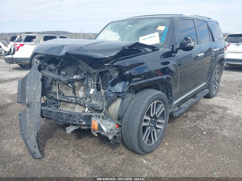2018 Toyota 4runner VIN JTEBU5JR2J5515802 IAAI salvage auction — FRONT & REAR, Salvage Title, sold $10,600 on 2026-07-26 (photo 2)