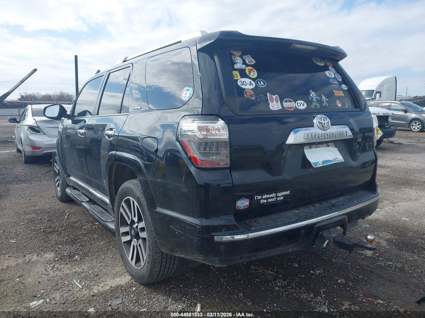 2018 Toyota 4runner VIN JTEBU5JR2J5515802 IAAI salvage auction — FRONT & REAR, Salvage Title, sold $10,600 on 2026-07-26 (photo 3)
