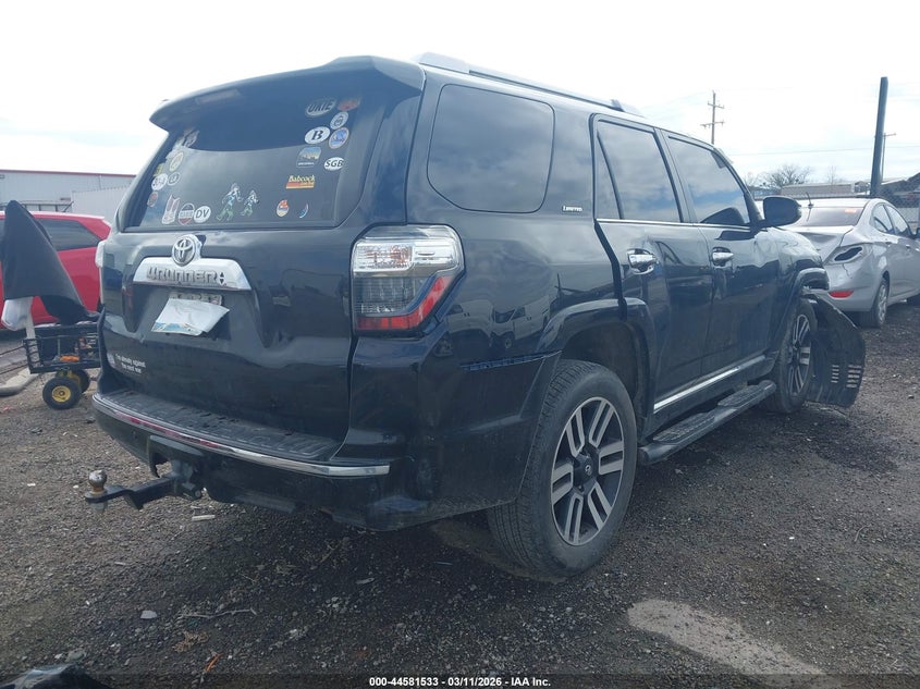 2018 Toyota 4runner VIN JTEBU5JR2J5515802 IAAI salvage auction — FRONT & REAR, Salvage Title, sold $10,600 on 2026-07-26 (photo 4)