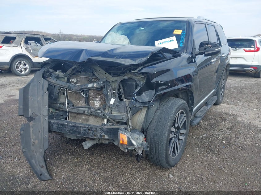 2018 Toyota 4runner VIN JTEBU5JR2J5515802 IAAI salvage auction — FRONT & REAR, Salvage Title, sold $10,600 on 2026-07-26 (photo 6)