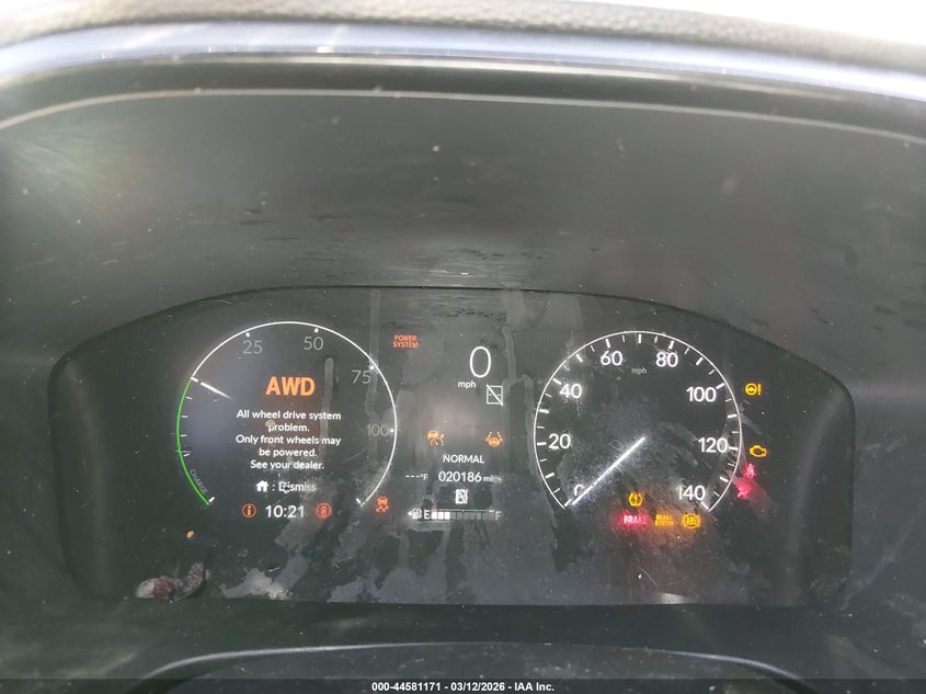 2025 Honda Cr-v VIN 7FARS6H5XSE046254 IAAI salvage auction — ROLLOVER, Salvage Title, sold $7,150 on 2026-07-21 (photo 7)