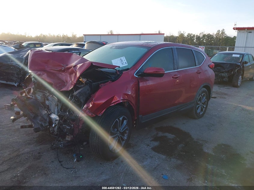 2021 Honda Cr-v VIN 7FARW1H56ME022902 IAAI salvage auction — UNKNOWN, Certificate Of Destruction (Florida), sold $2,050 on 2026-07-29 (photo 2)