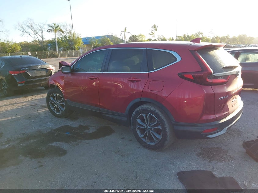 2021 Honda Cr-v VIN 7FARW1H56ME022902 IAAI salvage auction — UNKNOWN, Certificate Of Destruction (Florida), sold $2,050 on 2026-07-29 (photo 3)