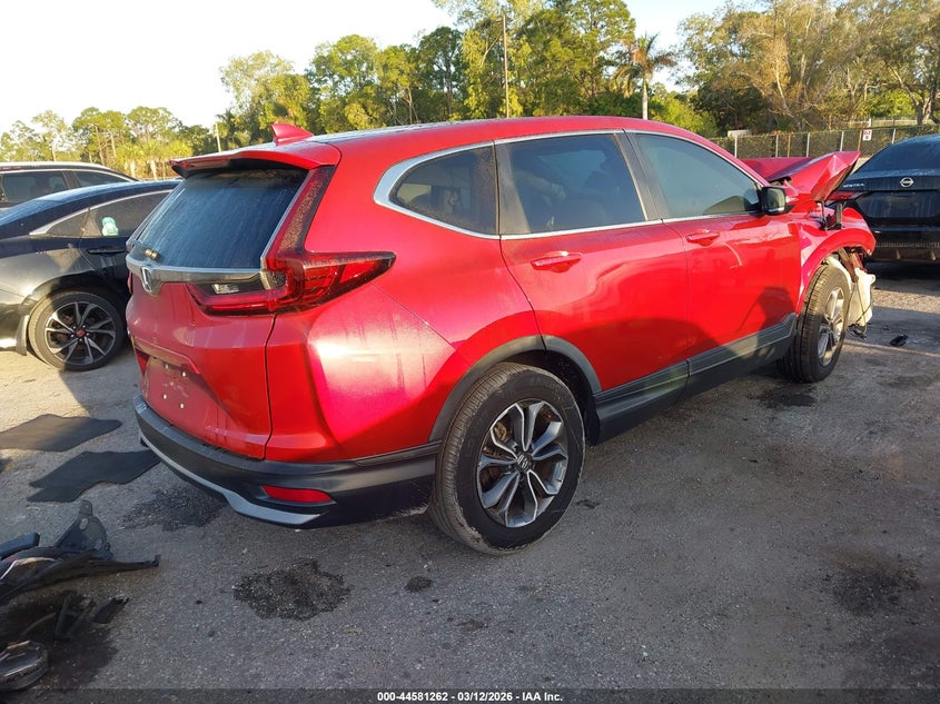 2021 Honda Cr-v VIN 7FARW1H56ME022902 IAAI salvage auction — UNKNOWN, Certificate Of Destruction (Florida), sold $2,050 on 2026-07-29 (photo 4)