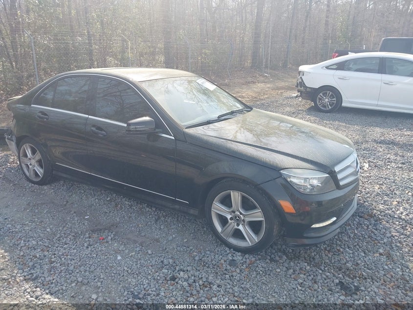 2011 Mercedes-benz C-klasse VIN WDDGF5EB4BA449642 IAAI salvage auction — REAR END, Salvage (South Carolina), sold $750 on 2026-07-28 (photo 1)