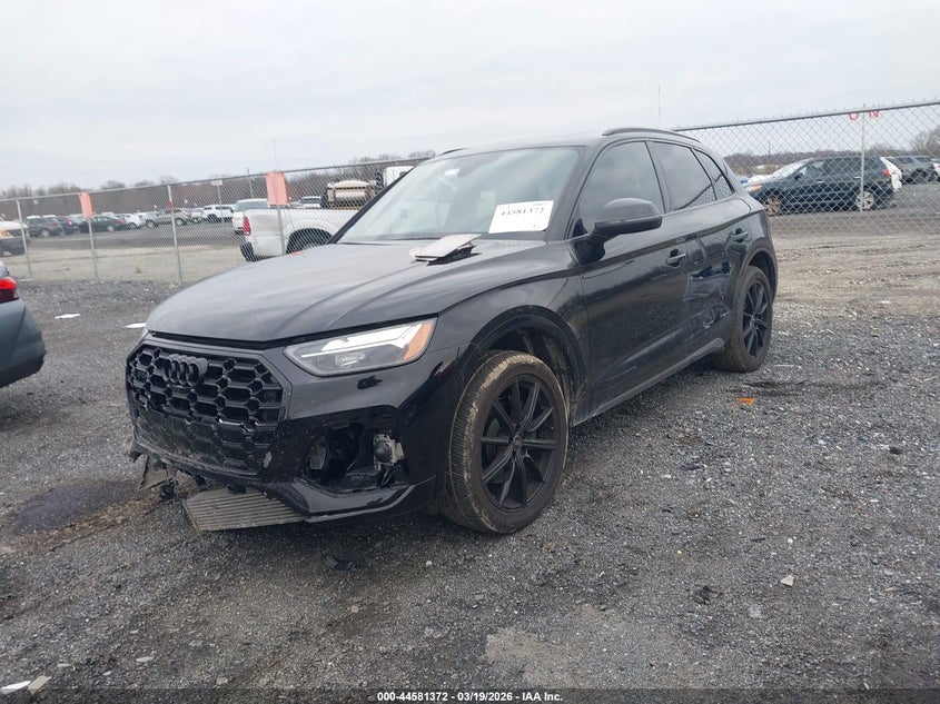 2023 Audi Q5 VIN WA1B4AFY8P2056180 IAAI salvage auction — FRONT END, Salvage Title, sold $14,900 on 2026-07-30 (photo 2)