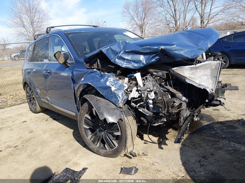 2024 Kia Telluride VIN 5XYP5DGC4RG436428 IAAI salvage auction — FRONT END, Salvage (New Jersey), sold $3,050 on 2026-07-20 (photo 1)