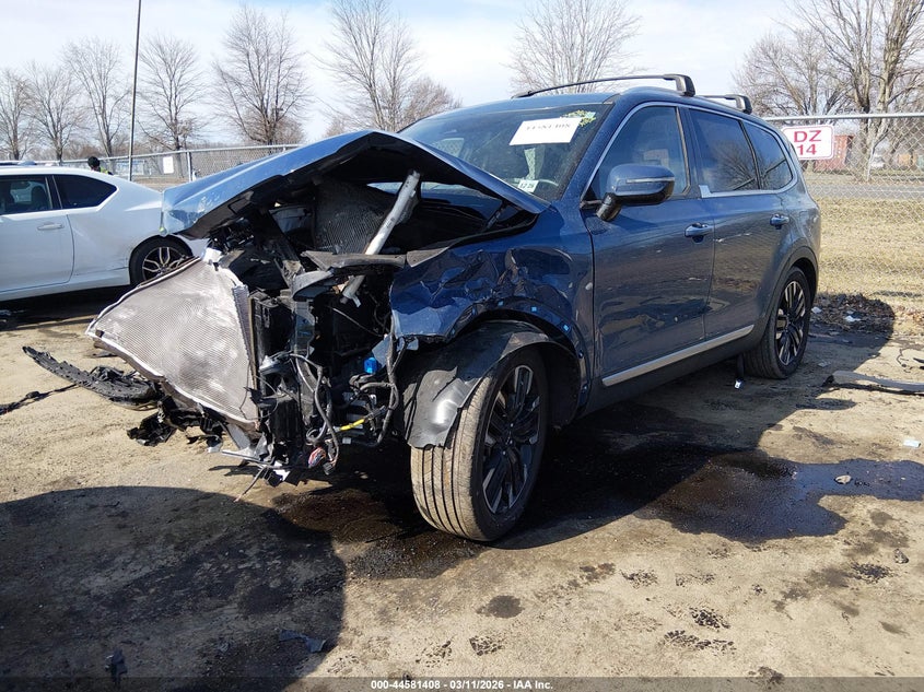 2024 Kia Telluride VIN 5XYP5DGC4RG436428 IAAI salvage auction — FRONT END, Salvage (New Jersey), sold $3,050 on 2026-07-20 (photo 2)