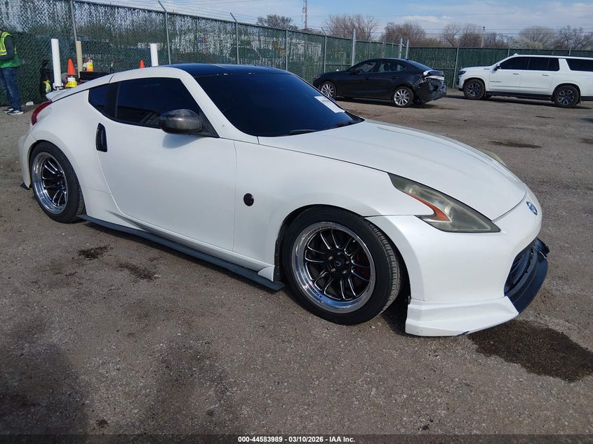 2012 Nissan 370z VIN JN1AZ4EH2CM561462 IAAI salvage auction — LEFT FRONT, Salvage (Kansas), sold $5,000 on 2026-07-24 (photo 1)