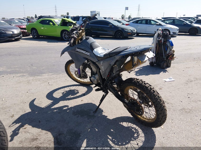 2008 Yamaha Wr VIN JYADG21YX8A000411 IAAI salvage auction — THEFT, Salvage (California), sold $175 on 2026-07-07 (photo 3)