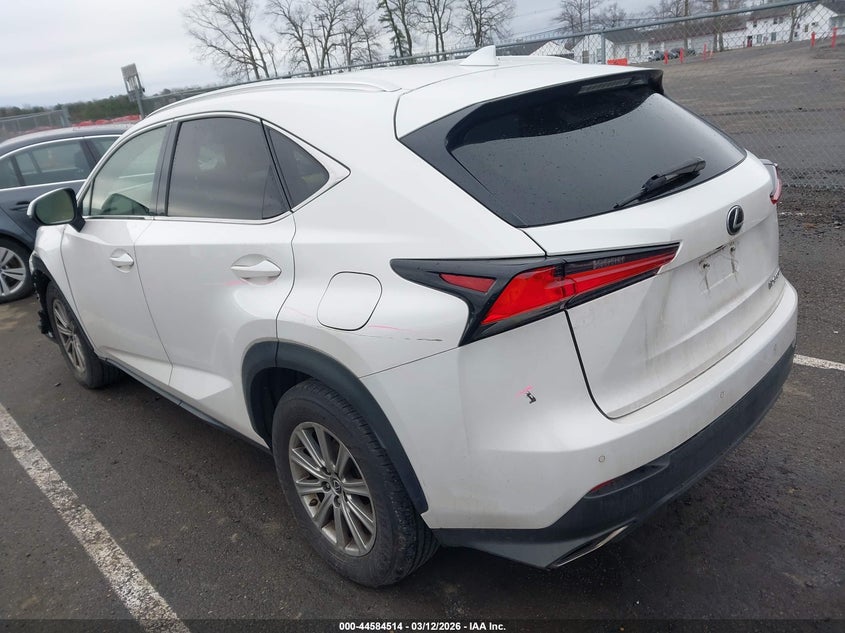 2018 Lexus Nx VIN JTJBARBZ9J2150326 IAAI salvage auction — FRONT END, Salvage (New Jersey), sold $7,100 on 2026-07-30 (photo 3)